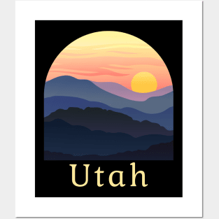 Utah snowboarding - Utah Camping Posters and Art